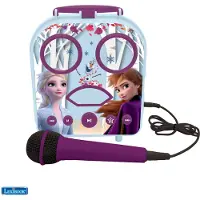 Lexibook Lautsprecher tragb. BT USB MicroSD Mikro Karaoke Batt Frozen BTC050FZ