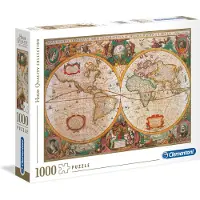 Clementoni - High Quality Collection Puzzle - Carte ancienne (1000 pièces)