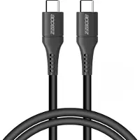 Accezz Câble USB-C vers USB-C - 1 mètre - Noir