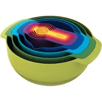 Joseph Joseph Nest 9 Plus, Saladier + bol, Multicolore