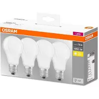 Osram PACK 4x Ampoule LED BASE A75 E27/11W/230V 2700K - Osram
