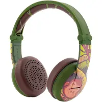 BuddyPhone Casque Bluetooth pour enfants Buddyphones Wave Monkey Green
