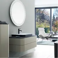 Duravit Vasque à poser HAPPY D.2 PLUS m ÜL m HLB 600x460mm o HL anthracite mat (460 mm, 600 mm)