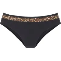 LASCANA Bas de bikini 'Adele' marron / jaune / noir