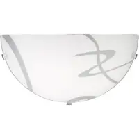 Rabalux Applique murale 1817 Soley, E27, plastique, blanche, ronde, standard, ø 300 mm