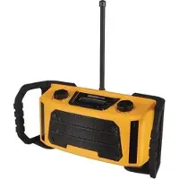 Perel Radio De Chantier Robuste - Dab/dab+/fm - 2 X 2.5 W