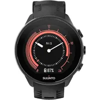 INF Bracelet (24 mm) en silicone pour Suunto Spartan Sport Wrist HR/9 Baro/9/D5/7 Black Modèle 2