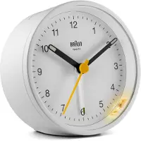 Braun Bc12w Analog Alarm Clock Argenté One Size / EU Plug 220V
