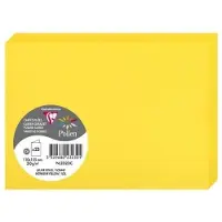 Pollen Clairefontaine Pollen C6 - Papier - jaune intense - 110 x 155 mm - 210 g/m² - 25 carte(s) cartes pliées en deux