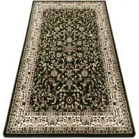 Rugsx Tapis ROYAL ADR modèle 1745 vert foncé 100x200 cm