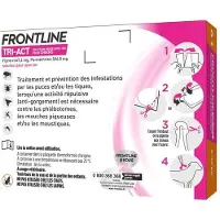 Frontline Tri-act Spot-on Chien 5-10kg 6 Pipettes de 1ml