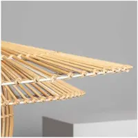 LEDKIA Suspension Bambou Jiang Naturel