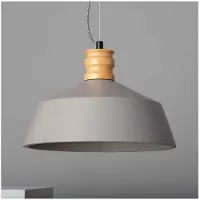 LEDKIA Suspension Ciment Et Bois Kukojoa