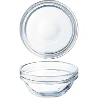 Multi Bol Empilable 17cm, Saladier + bol, Transparent