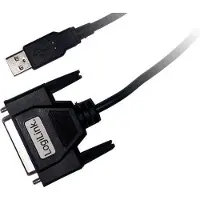 Logilink Adaptateur USB 2.0 vers D-Sub 25 broches parallèle mâle/femelle 1,8m (UA0054)