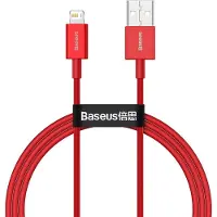 Baseus Cable Usb Do Lightning Superior Series, 2.4A, 1M (Czerwony)