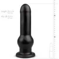 BUTTR - gode ventouse réaliste - noir