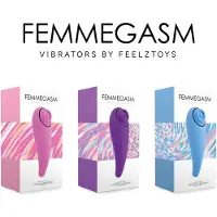 Feelztoys Femmegasm - stimulateur clitoridien 2en1 rechargeable - violet