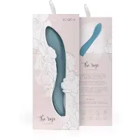 Huismerk Rose - vibromasseur point G rechargeable - silicone turquoise