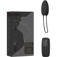 B Swish Premium - œuf vibrant radio rechargeable et portable (noir)