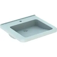 Geberit Keramag Renova Nr. 1 Comfort, lavabo, accessible en fauteuil roulant, 600x550 mm, avec trou pour (550 mm, 600 mm)