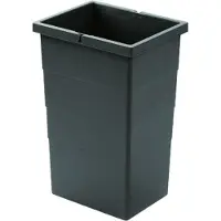 Hailo Seau intérieur 13 litres 1132959 gris ardoise 242 x 192 x 380 mm