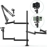 Ulanzi Universal live broadcast stand UURig (Métal), Trépied, Noir