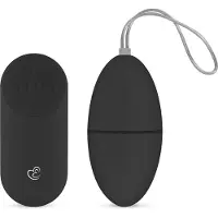 EasyToys - œuf vibrant portable à radiocommande, 7 modes de vibration (noir)