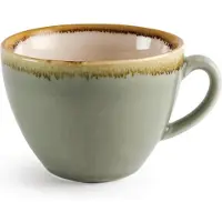 Olympia Tasses à cappuccino Kiln | Vert mousse | 23cl | 6 pièces