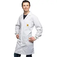 Wrepair Manteau de travail ESD blanc 3/4 longueur manches longues L. (L)