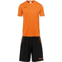 Uhlsport Score Short Sleeve Set Orange,Noir 6-7 Years Enfants