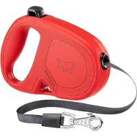 Ferplast Flippy One Tape Laisse Extensible Avec Sangle Extensible Pour Chiens. Différentes Tailles Et Couleurs.. Variante L - Misure: 17.6 X 3.6 X H 12.1 Cm - Rouge -
