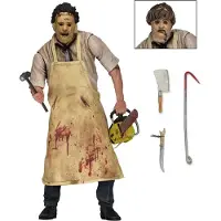 NECA TEXAS CHAINSAW MASSACRE PART 2 LEATHERFACE FIGURINE 8" ACTION RETRO