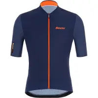 Santini Redux Vigor Short Sleeve Jersey Bleu XS Homme