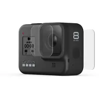 GoPro Objectif + Protège-écran Verre Trempé HERO 8 Black