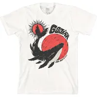 Gojira Hommes, T-shirt, Whale, Blanc, (L)