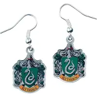 Ginza.se Harry Potter Slytherin Crest Earrings, (Alliage de zinc)