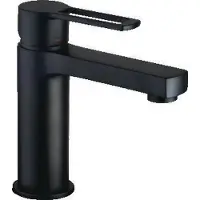 Paffoni Ringo - Mélangeur lavabo, noir mat RIN074NO
