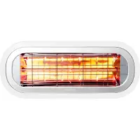 Wishco 2000 Mini Patio Heater W/Ultra Low-Glow Technology, Radiateur infrarouge, Blanc