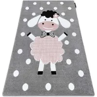 Rugsx Tapis PETIT DOLLY mouton gris 80x150 cm