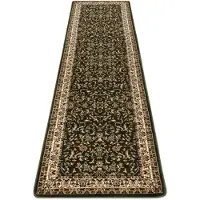 Rugsx Tapis, le tapis de couloir ROYAL ADR modèle 1745 vert - l'antichambre, le couloir 80x300 cm