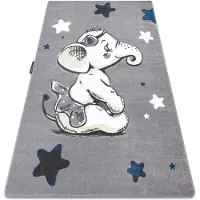 Rugsx Tapis PETIT ELEPHANT L'ÉLÉPHANT ÉTOILE gris 200x290 cm