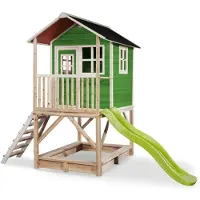 Exit Loft 500 Maison en Bois – Cabane Extérieure – Bois– Enfants – Vert