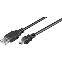 GOOD CONNECTIONS 3310-AM01 USB2.0 Kabel A-Mini B5pol. schw. 0,15m