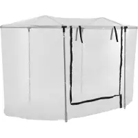 Blumfeldt High Grow Top 160 Toit pour potager surélevé 160x115x80 Tube acier PVC