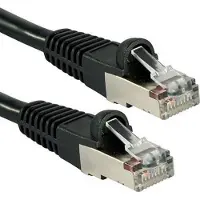 Lindy Câble patch Cat6A S/FTP PIMF LSOH noir 1.50m