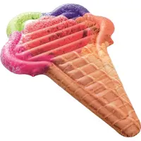 Bestway Matelas gonflable cornet de glace Bestway - modèle 43183 - Summer Flavors Collection - 178 x 125 x 17 cm