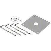 SLV Set d'ancrage pour béton, pour la lampe sur pied BENDO Outdoor, argenté