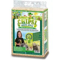 Chipsi Green Apple - 60 L - Litière à base de sciure de bois tendre et parfum pomme
