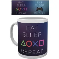 GYE Tasse Playstation - Manger Dormir Jouer Répéter